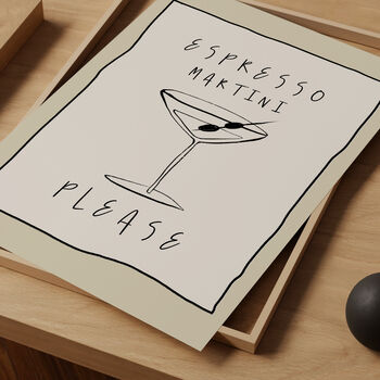Espresso Martini Please Art Print, 2 of 2