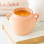 Terracotta Citronella Candle Outdoor Insect Repellent, thumbnail 3 of 4