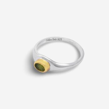 August Peridot Birthstone Ring, 4 of 7