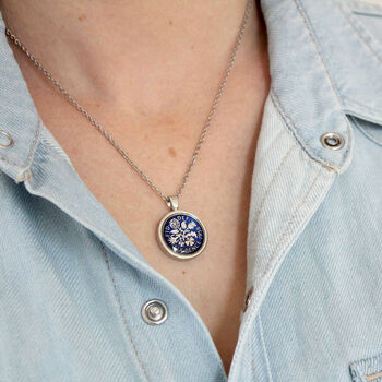 Personalised 1954 70th Enamelled Sixpence Necklace, 2 of 7