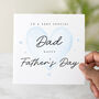Blue Heart Dad Father's Day Card, thumbnail 1 of 3