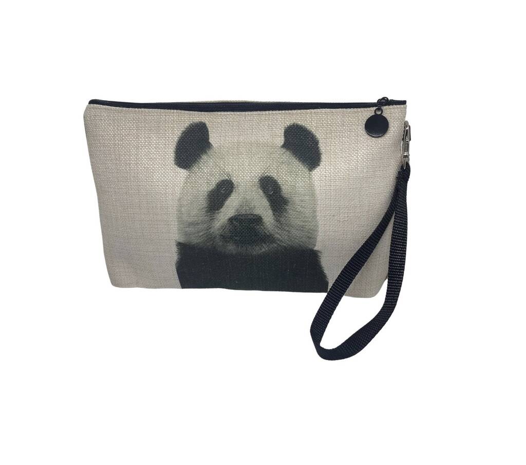 Panda Cosmetic Pouch Bag And Strap By Libra Fine Arts ...