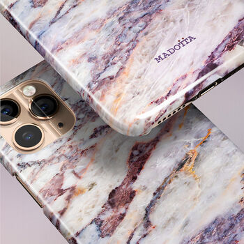Purple Reign Marble Case For iPhone, 3 of 4