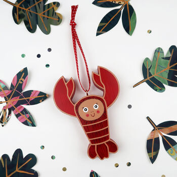 Lobster Christmas Tree Decoration, 3 of 7