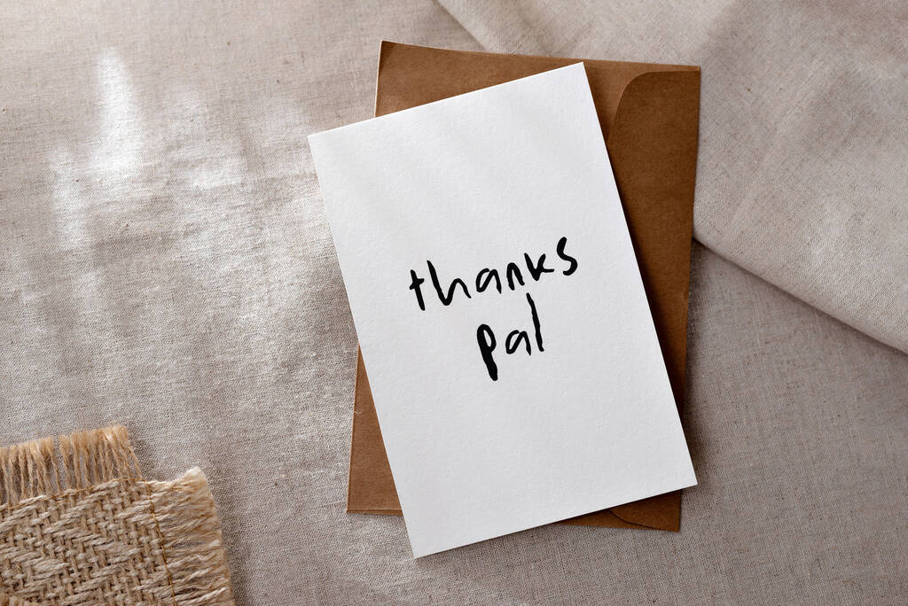 Thanks Pal Scottish Thank You Card By Scottish Print Co.