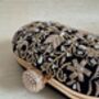 Black Handcrafted Pearl Clutch Bag, thumbnail 8 of 12