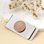 21st Birthday 2005 Penny Coin Money Clip, thumbnail 2 of 8