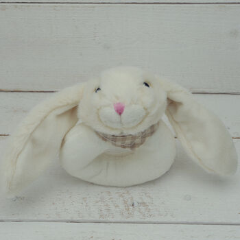 Cream Bunny Toy Rattle, From Birth, Gift Boxed, 3 of 6