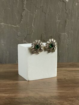 Gloria Polki Statement Studs | Birthday Gift For Her, 3 of 7