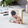 First Father's Day Wooden Photo Block, thumbnail 1 of 8