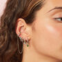 Anna Silver Rainbow Huggie Earring Stacker Set, thumbnail 2 of 2