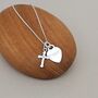 Personalised Child's Confirmation Cross Necklace, thumbnail 1 of 4