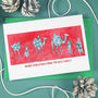 Personalised Patchwork Illustration Christmas Cards, thumbnail 4 of 7