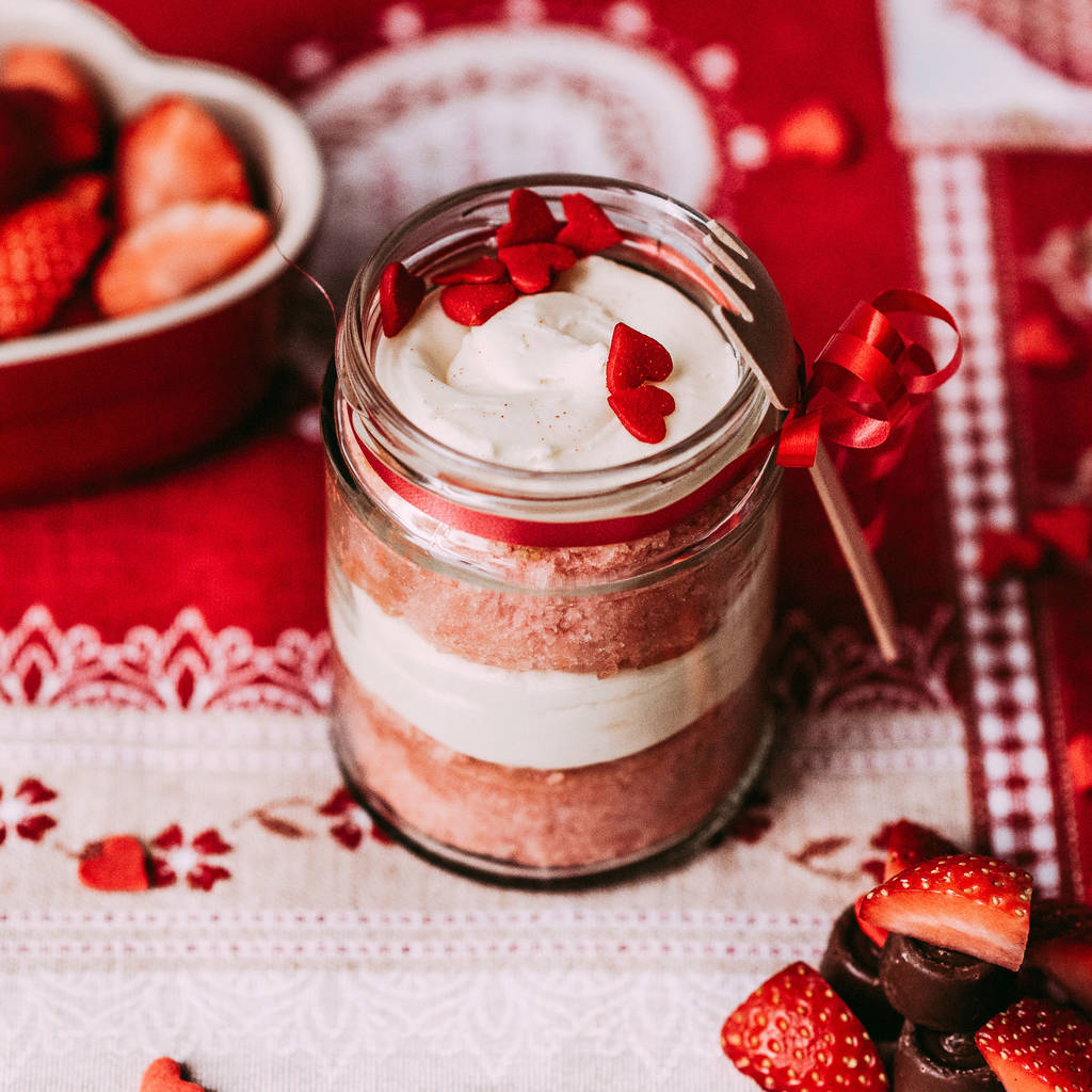 Valentine's Cake Jar Collection By Frostbite Bakery