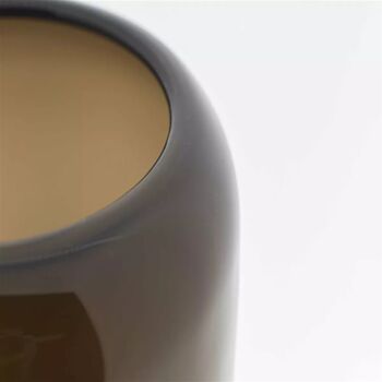 Vase Mazurka Smoky Brown Colour By Dut Z, 3 of 5