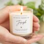 Personalised Memorial Gift Memory Candle, thumbnail 1 of 8