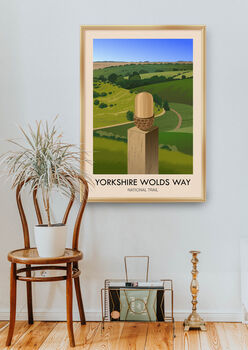 Yorkshire Wolds Way National Trail Travel Poster, 4 of 8