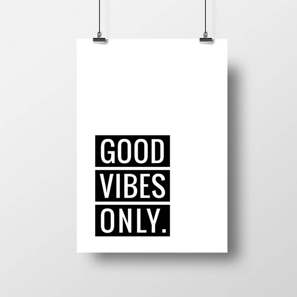 Good vibes only перевод на русский