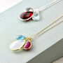Mother And Children Semi Precious Birthstone Necklace, thumbnail 5 of 12