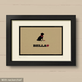 Personalised Labrador Print For One Or Two Dogs, 5 of 12
