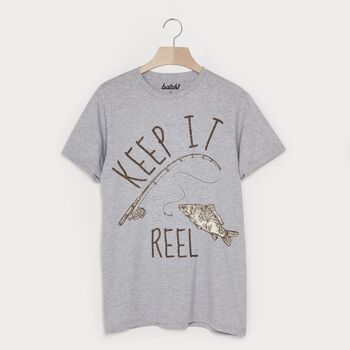 Keep It Reel Men’s Fishing T Shirt, 2 of 2