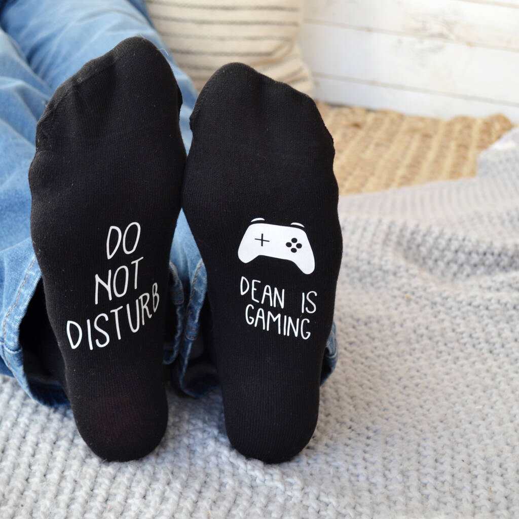 Do Not Disturb Gaming Socks By Solesmith