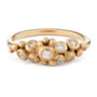 Diamond Pebble Cluster 18ct Gold Ring, thumbnail 5 of 6