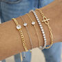 Cuban Link Bracelet Adella, thumbnail 3 of 6