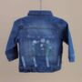 Personalised Embroidered Wild Flower Children's Denim Jacket, thumbnail 1 of 9