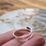 Godmother Personalised Adjustable Sterling Silver Ring, thumbnail 5 of 8