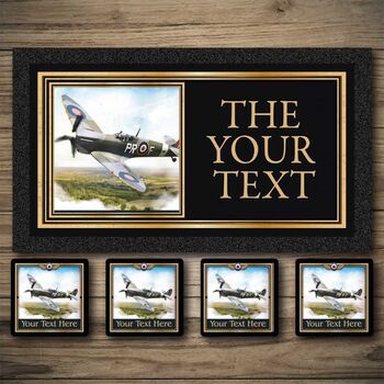 Spitfire Personalised Pub Sign/Bar Sign/Man Cave, 5 of 7