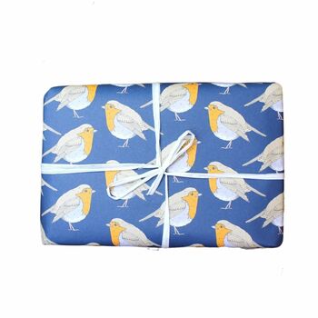 Robin Luxury Christmas Wrapping Paper, 4 of 4