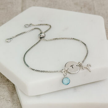 Personalised Zodiac Bracelet Silver Plated, 5 of 6