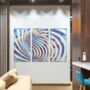 Metal 3D Spiral Art Optical Illusion Room Decor, thumbnail 6 of 9