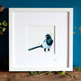 Inky Magpie Illustration Print, thumbnail 6 of 12