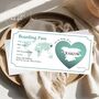 Personalised Boarding Pass Scratch Reveal Ticket, thumbnail 7 of 9