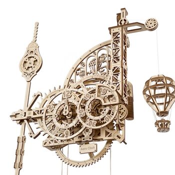 Aero Clock. Wall Clock With Pendulum By Ugears, 3 of 6