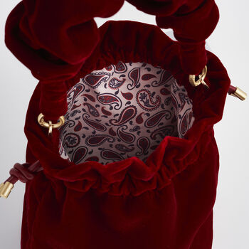 Red Velvet Bucket Bag, 8 of 8