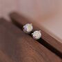 Aurora Ab Cz Stud Earrings In Sterling Silver, thumbnail 7 of 12