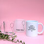 Personalised Milestone Birthday Tea Mugs And Cake, thumbnail 2 of 5