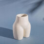 White Female Bottom Vase, thumbnail 1 of 4
