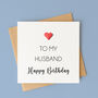 Personalised Birthday Card For Husband Or Wife, thumbnail 1 of 7