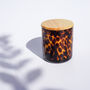 Tortoise Shell Candle With Wooden Lid, thumbnail 1 of 4