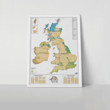 British Isles Scratch Map, 4 of 5