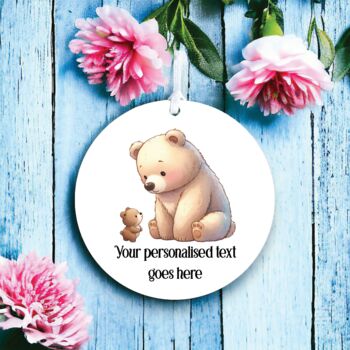 Personalised Bear Parent And Child Father's Day Gift, 2 of 2