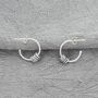 50th Birthday Infinity Ring Hoop Earrings, thumbnail 2 of 7