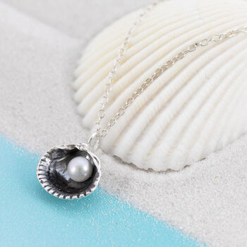 Silver Sea Shell Pendant, 3 of 9
