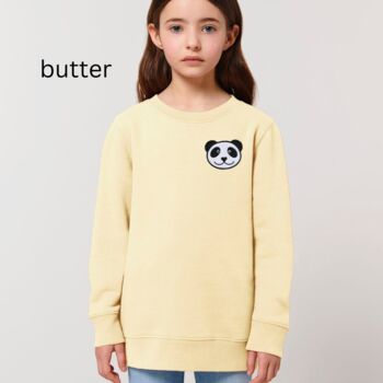 Childrens Organic Cotton Panda Sweatshirt, 2 of 12
