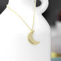 Personalised Crescent Moon Necklace, thumbnail 6 of 12