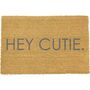 Hey Cutie Print Doormat, thumbnail 3 of 4